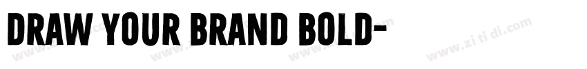 Draw Your Brand Bold字体转换